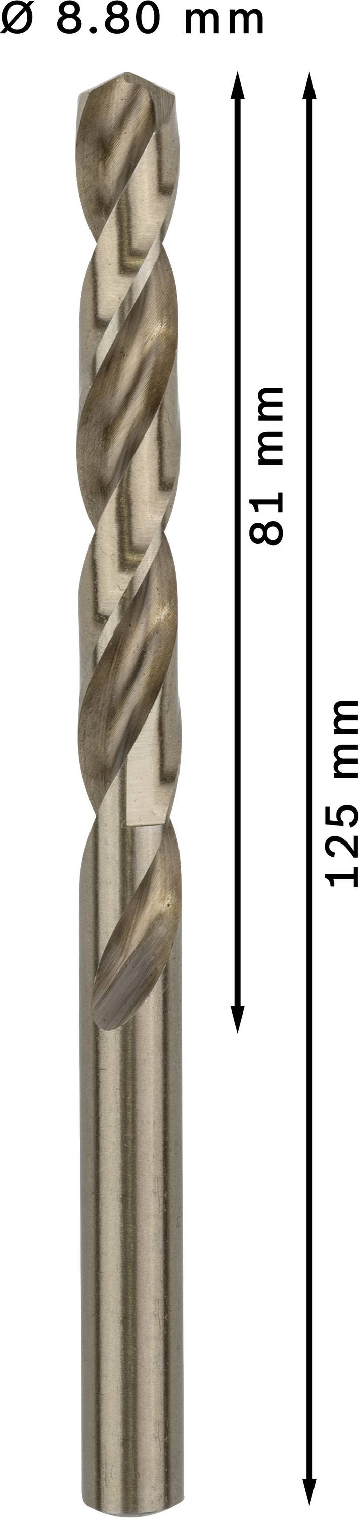 Bosch Accessories 2608588101 Metall-Spiralbohrer 8.8mm 5St.