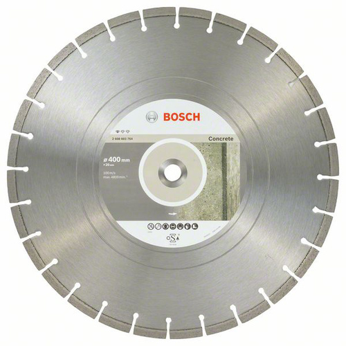 Bosch Accessories 2608603764 Standard for Concrete Diamanttrennscheibe Durchmesser 400mm Bohrungs-Ø 20mm 1St.