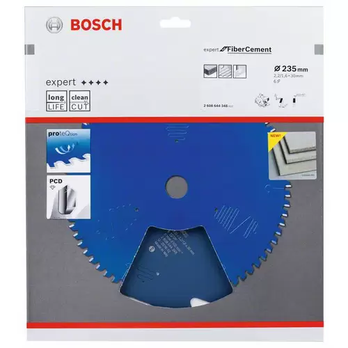 Bosch Accessories Expert for Fiber Cement 2608644348 Kreissägeblatt 235 x 30 x 1.6mm Zähneanzahl: 6 1St. Bosch Accessories Expert for Fiber Cement 2608644348 Kreissägeblatt 235 x 30 x 1.6mm Zähneanzahl: 6 1St.