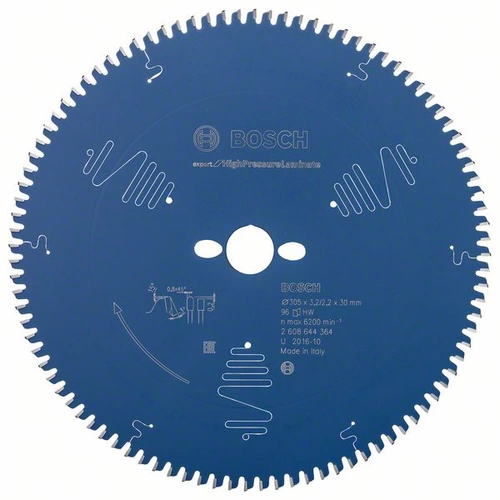 Bosch Accessories Expert for High-Pressure Laminate 2608644364 Kreissägeblatt 305 x 30 x 2.2 mm Zäh Bosch Accessories Expert for High-Pressure Laminate 2608644364 Kreissägeblatt 305 x 30 x 2.2 mm Zäh