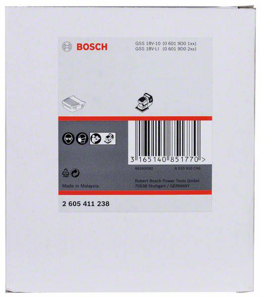 Bosch Accessories Staubbox mit Filter, schwarze Ausführung 2605411238