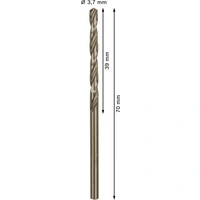 Bosch Accessories 2608588091 Metall-Spiralbohrer 3.7mm 10St. Bosch Accessories 2608588091 Metall-Spiralbohrer 3.7mm 10St.