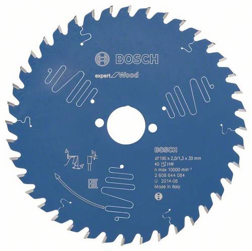 Bosch Accessories Expert for Wood 2608644084 Kreissägeblatt 190 x 30 x 1.3 mm Zähneanzahl: 40 1 St.