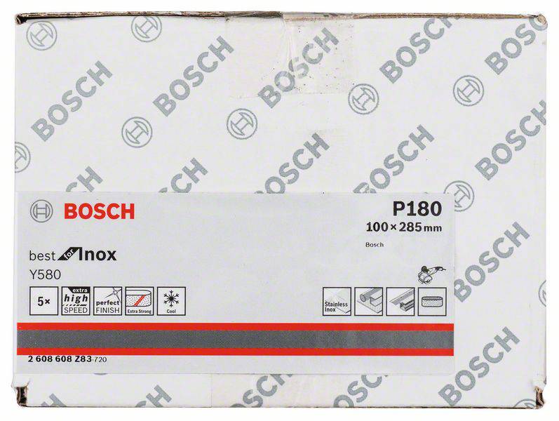 Bosch Accessories Best for Inox 2608608Z83 Schleifhülse Körnung (num) 180 (Ø) 90mm 5St.