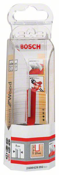 Verpackung eines Bosch-Säbelsägeblatts speziell für Holzarbeiten, mit Angaben zur Größe von 8 mm und 24 mm.