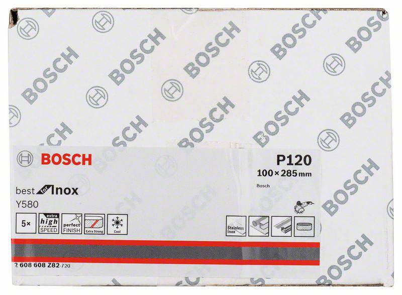 Bosch Accessories Best for Inox 2608608Z82 Schleifhülse Körnung (num) 120 (Ø) 90mm 5St.