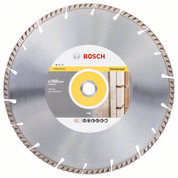 Bosch Accessories 2608615071 Standard for Universal Speed Diamanttrennscheibe Durchmesser 350 mm Bohrungs-Ø 25.40 mm 1 St.