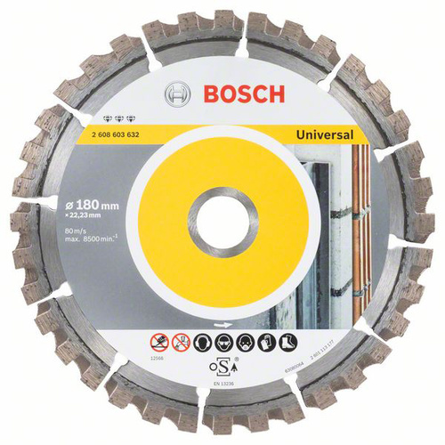 Bosch Accessories 2608603632 Best for Universal Diamanttrennscheibe Durchmesser 180mm 1St.