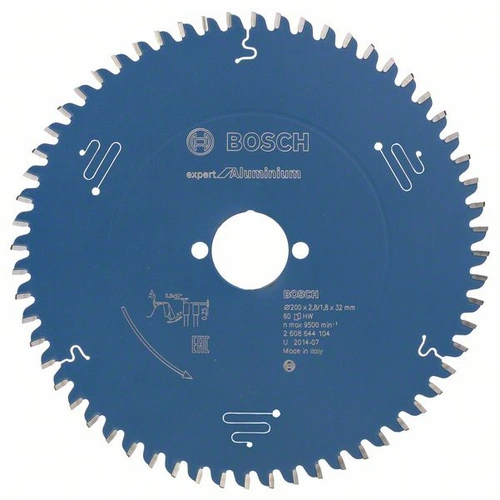 Bosch Accessories Expert for Aluminium 2608644104 Kreissägeblatt 200 x 32 x 1.8mm Zähneanzahl: 60 1St. Bosch Accessories Expert for Aluminium 2608644104 Kreissägeblatt 200 x 32 x 1.8mm Zähneanzahl: 60 1St.
