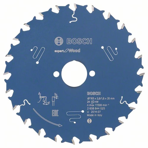 Bosch Accessories Expert for Wood 2608644025 Kreissägeblatt 165 x 30 x 1.6mm Zähneanzahl: 24 1St. Bosch Accessories Expert for Wood 2608644025 Kreissägeblatt 165 x 30 x 1.6mm Zähneanzahl: 24 1St.