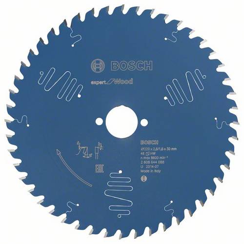 Bosch Kreissägeblatt EX WO T 220x30-48