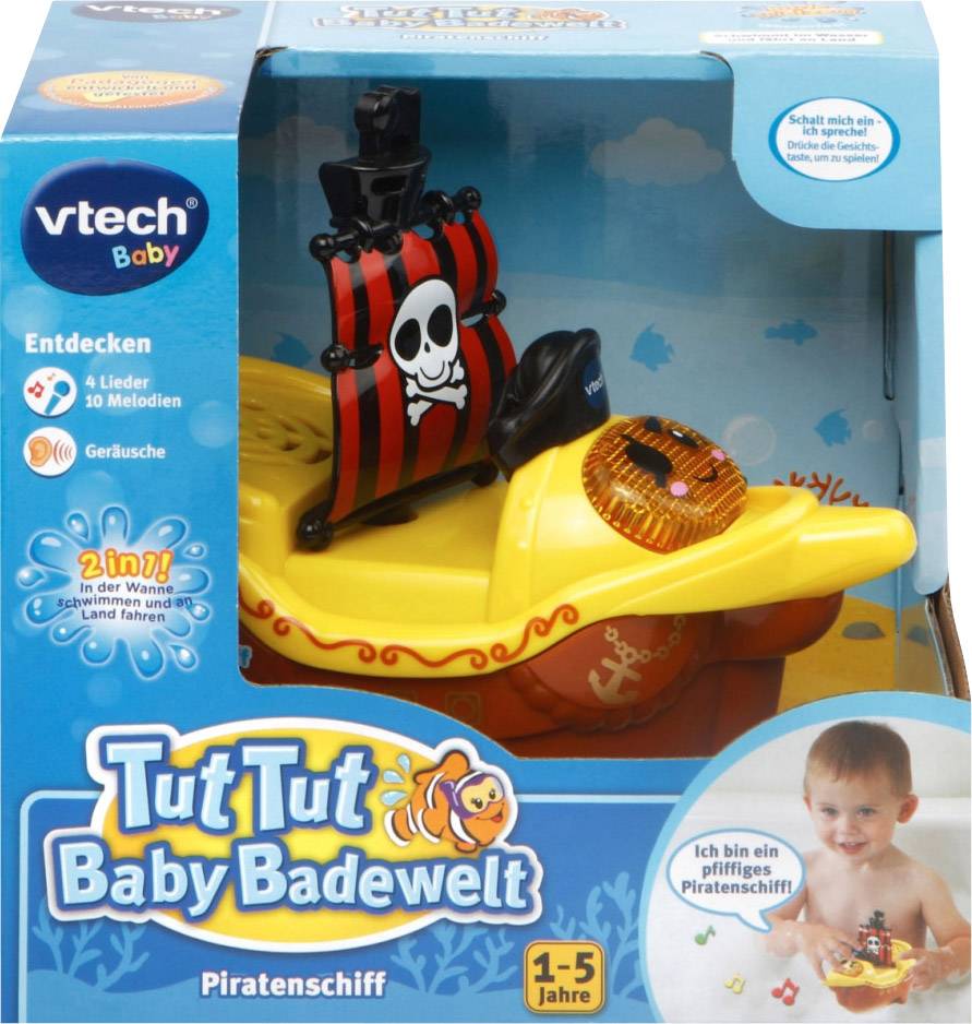 VTech Vtech Tut Tut Baby Badewelt - Piratenschiff 80-509704
