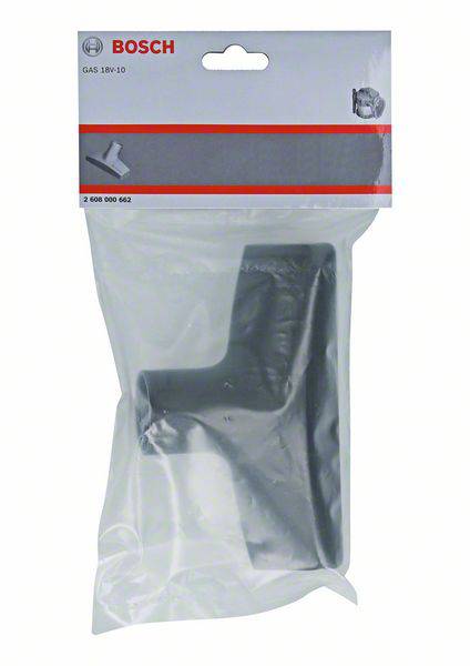 Verpackung mit Ersatzteil für Bosch GAS 18V-10 Staubsauger, erkennbar durch Markenlogo und Produktnummer.