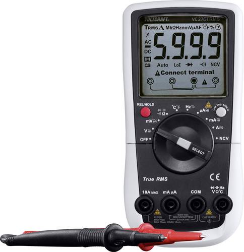 VOLTCRAFT VC276 Hand-Multimeter digital CAT III 600V Anzeige (Counts): 6000