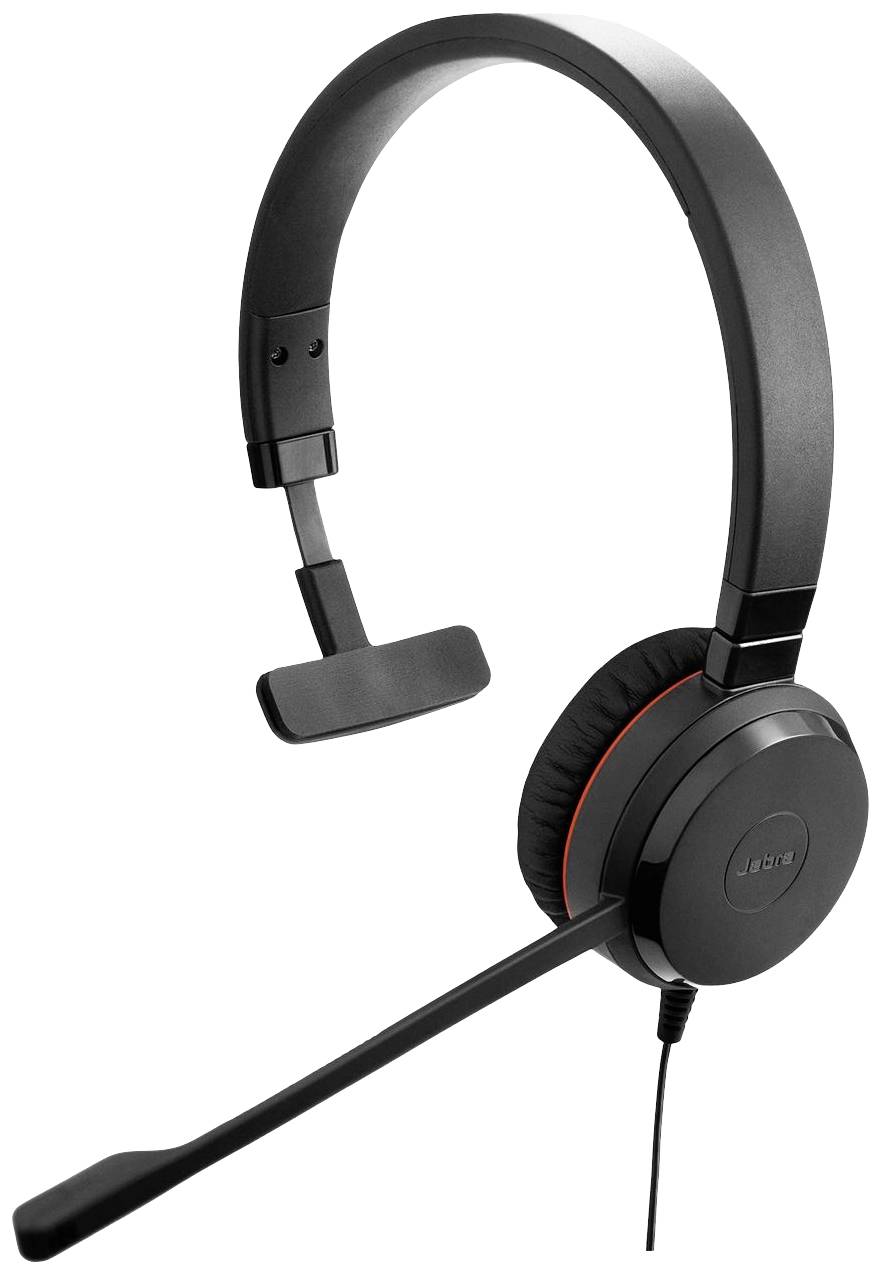 Jabra Evolve 30 II On Ear Headset kabelgebunden Mono Schwarz Mikrofon-Rauschunterdrückung Headset, Mikrofon-Stummschaltung, Lautstärkeregelung Comp