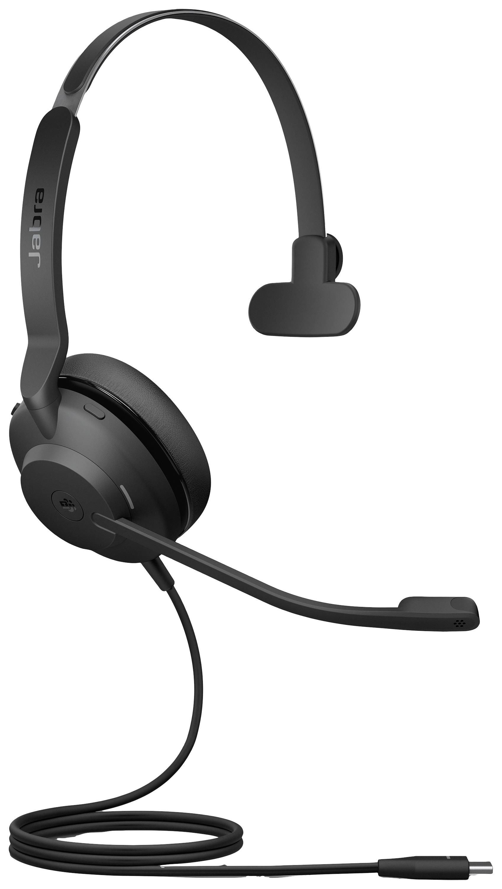 Jabra Evolve 30 II Computer On Ear Headset kabelgebunden Mono Schwarz Mikrofon-Rauschunterdrückung Headset, Mikrofon-Stummschaltung, Lautstärkerege