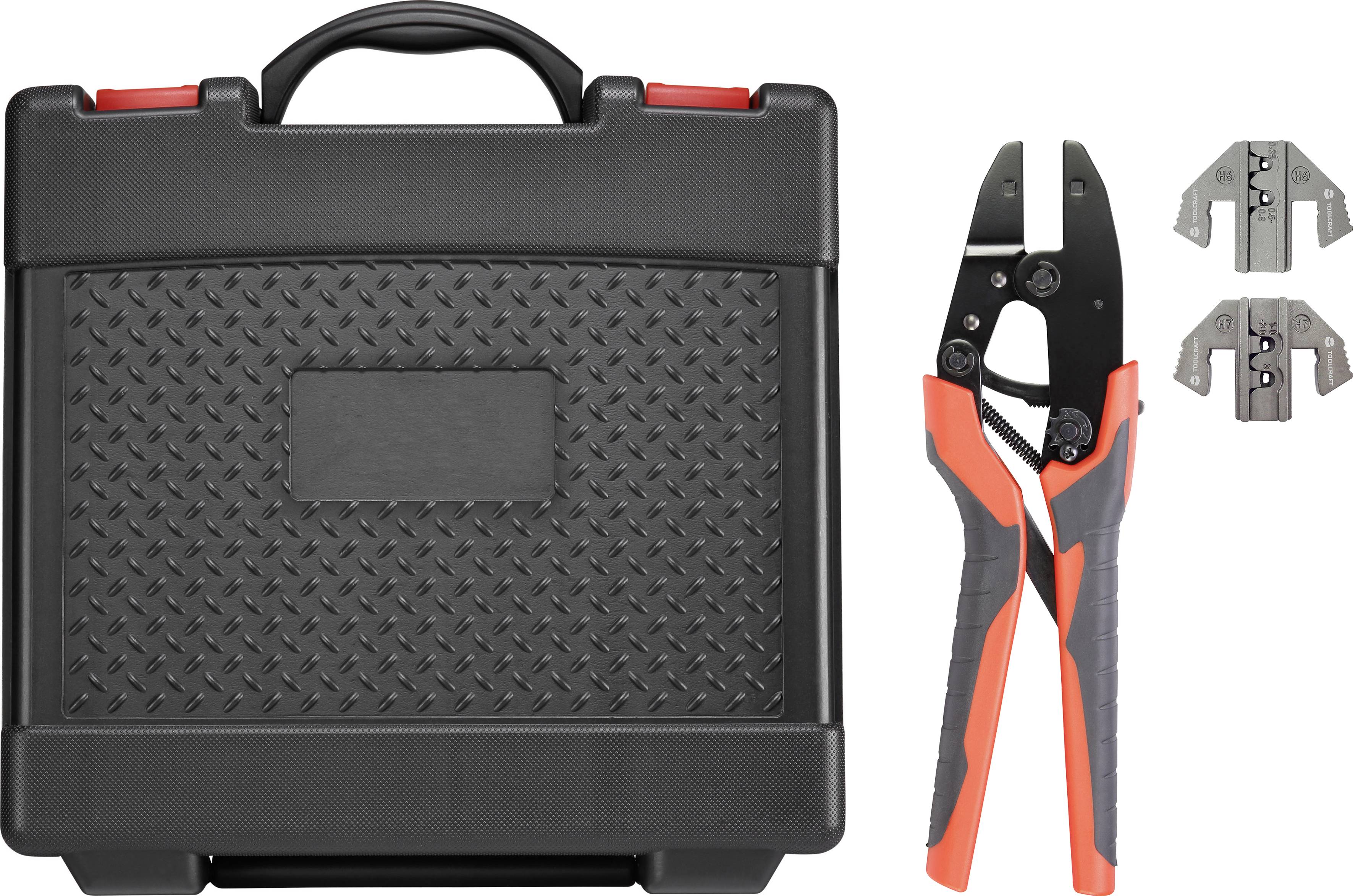 TOOLCRAFT PZ-501 1647552 Crimp-Set Inkl. Crimpsortiment mit Koffer