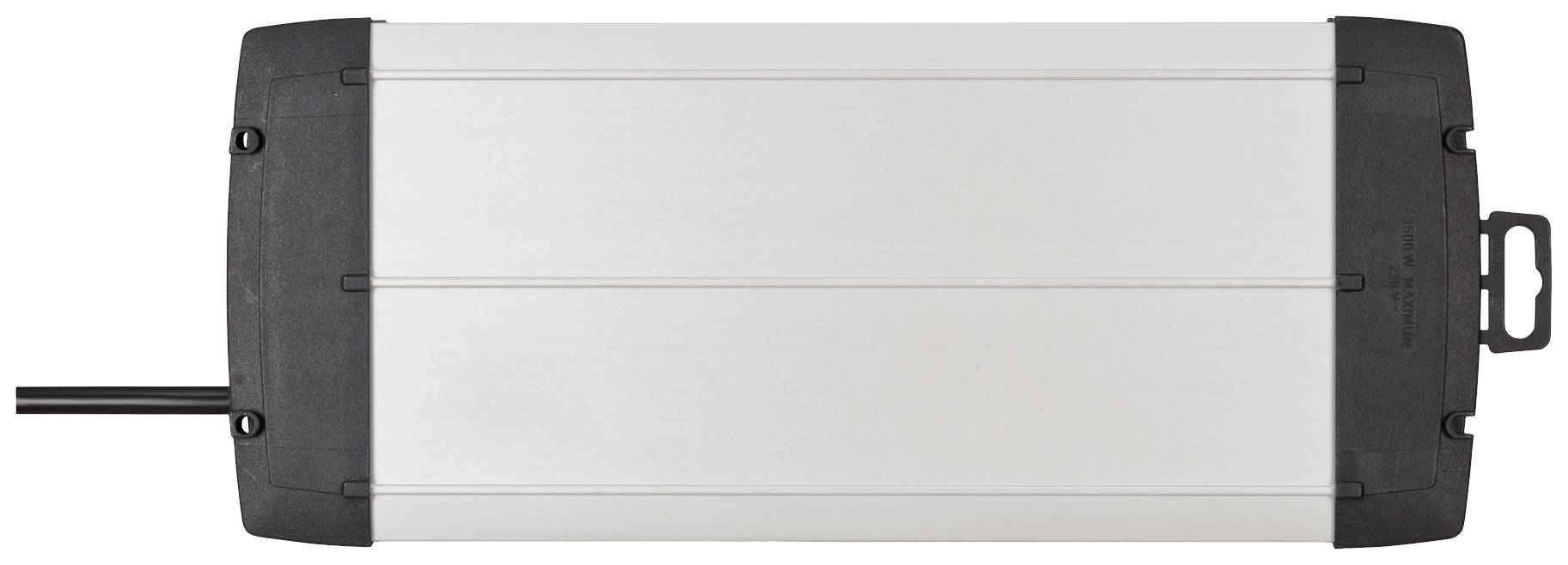 Brennenstuhl 1391000908 Steckdosenleiste mit Schalter 8fach Schwarz, Silber Schutzkontakt 1St.