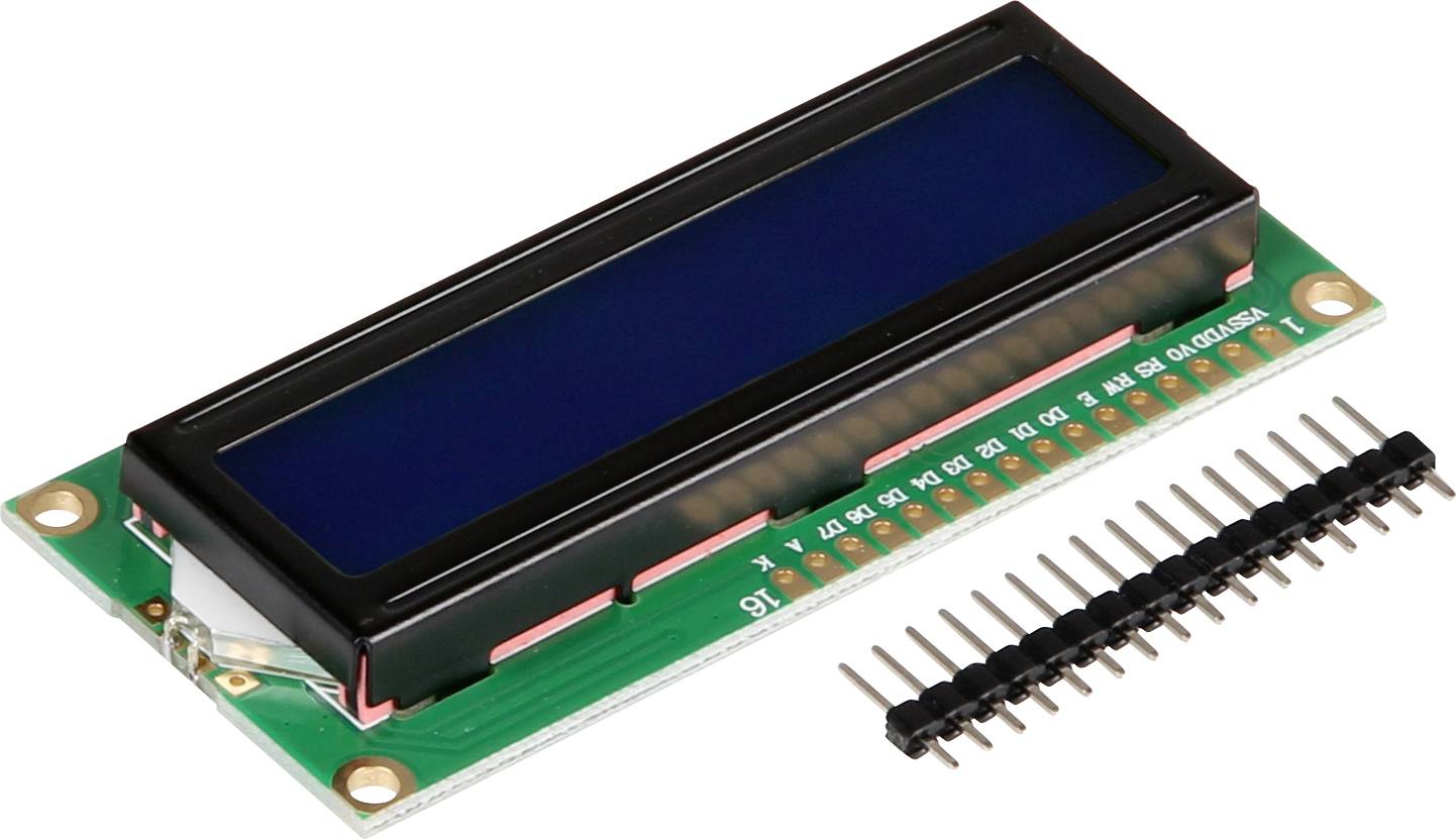 Joy-it com-lcd 16x2 Display-Modul 6.6cm (2.6 Zoll) Passend für (Entwicklungskits): Arduino, Raspberry Pi® mit