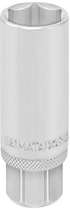 Matador Schraubwerkzeuge 40810160 Außen-Doppelsechskant Zündkerzeneinsatz 16mm 1/2" (12.5 mm)