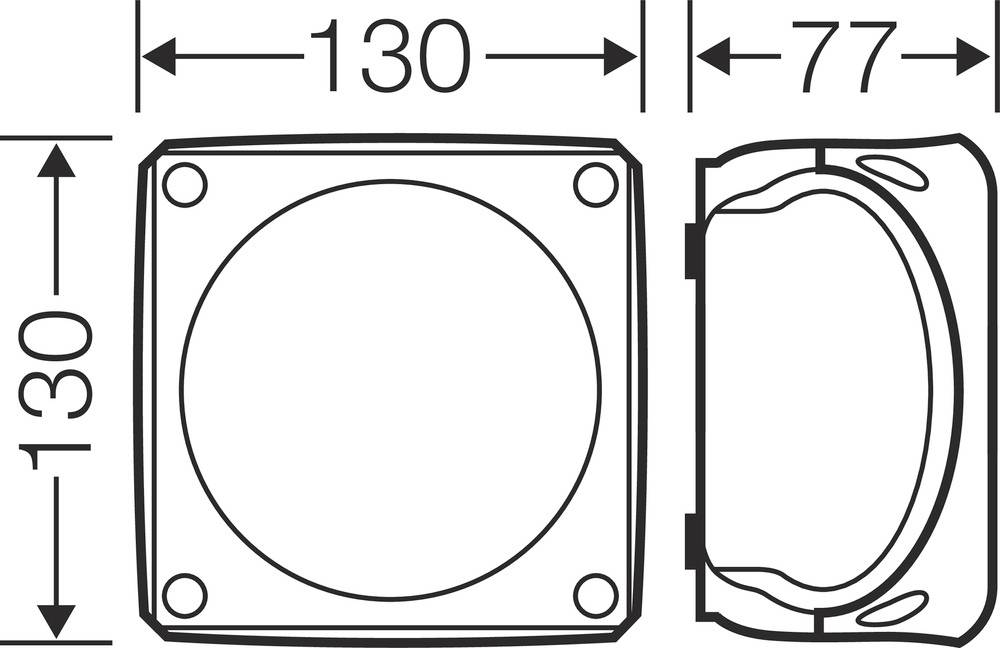 Hensel 62000005 Abzweigkasten (B x H) 130 mm x 130 mm Lichtgrau (RAL 7035) IP66 1 St.