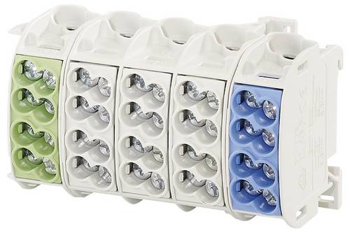 Hensel 2600137 Hauptleitungsabzweigklemme 3-farbig 5polig Leiter-Typ = L, N, PE