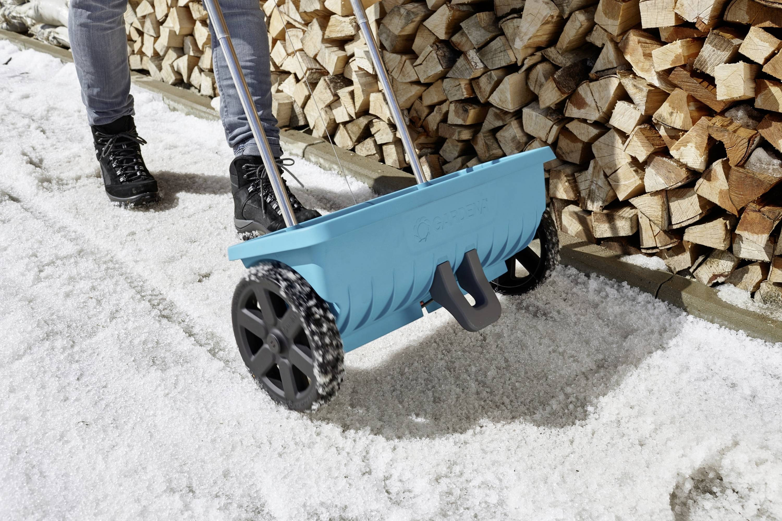 GARDENA 00432-20 Streuwagen Streubreite (Bereich) 45cm (max) 12.50l