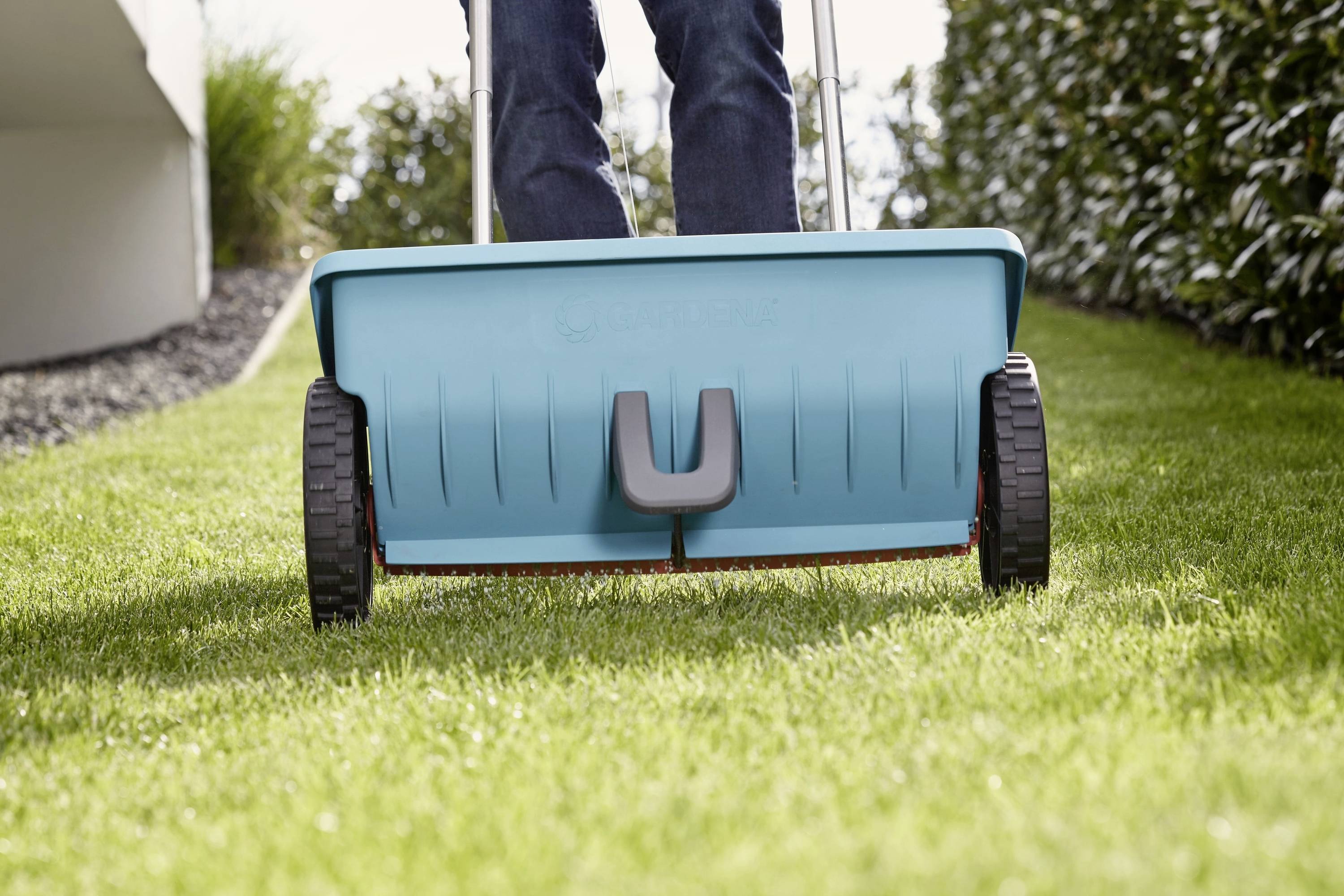 GARDENA 00432-20 Streuwagen Streubreite (Bereich) 45 cm (max) 12.50 l