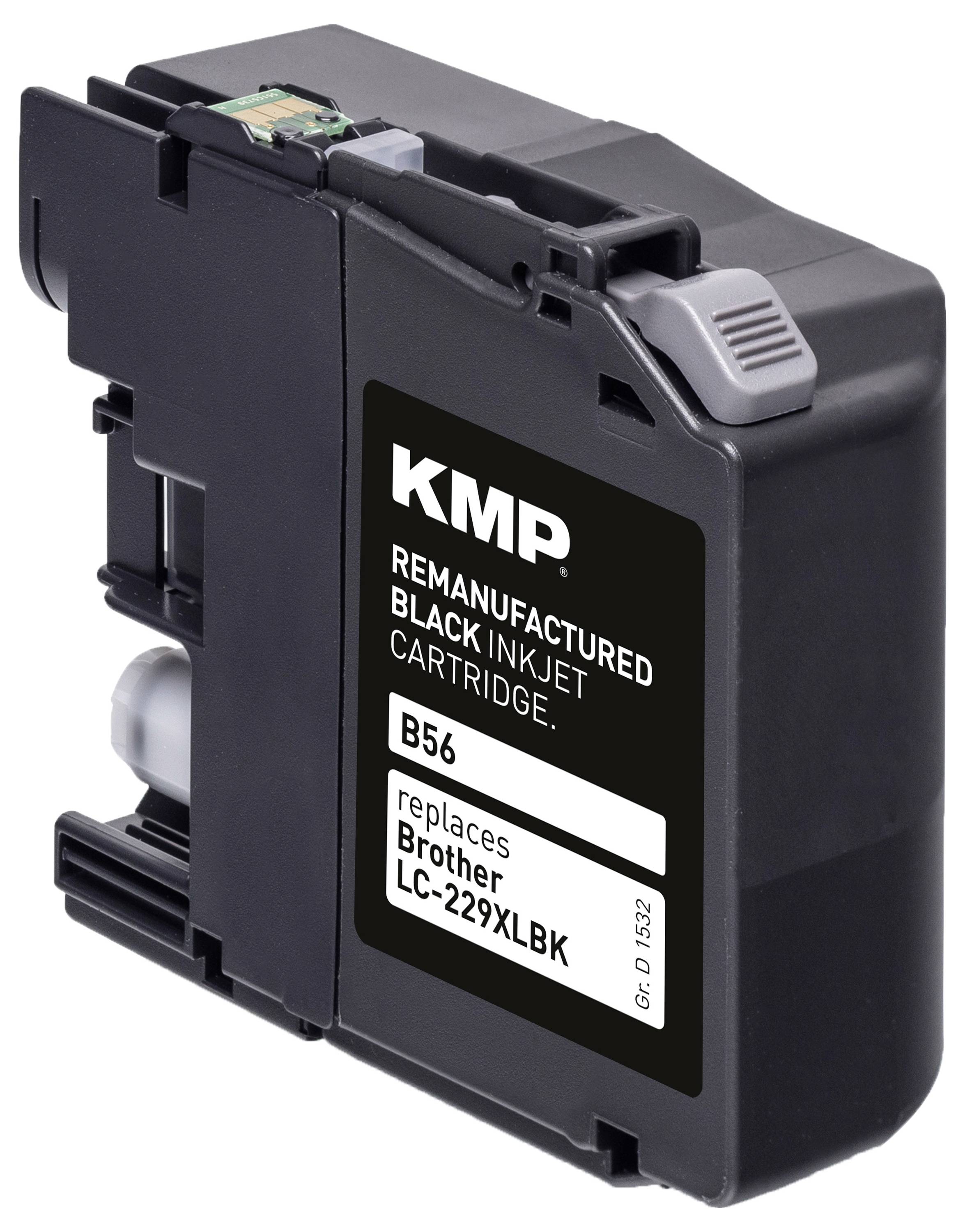 KMP Druckerpatrone ersetzt Brother LC-229XLBK Kompatibel Schwarz B56 1532,4001