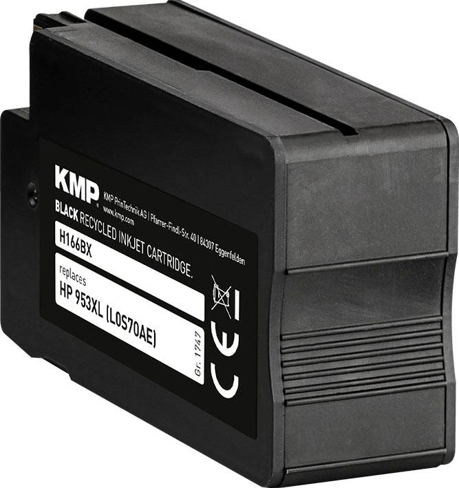 KMP H166BX - 55 ml - Hohe Ergiebigkeit - Schwarz - kompatibel - Tintenpatrone (A