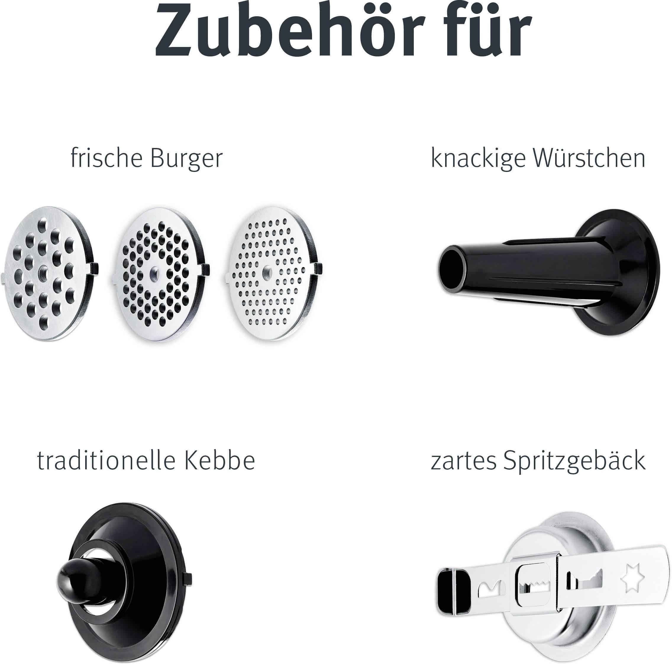 ADE KA 1801 Fleischwolf 2000 W Schwarz (matt)