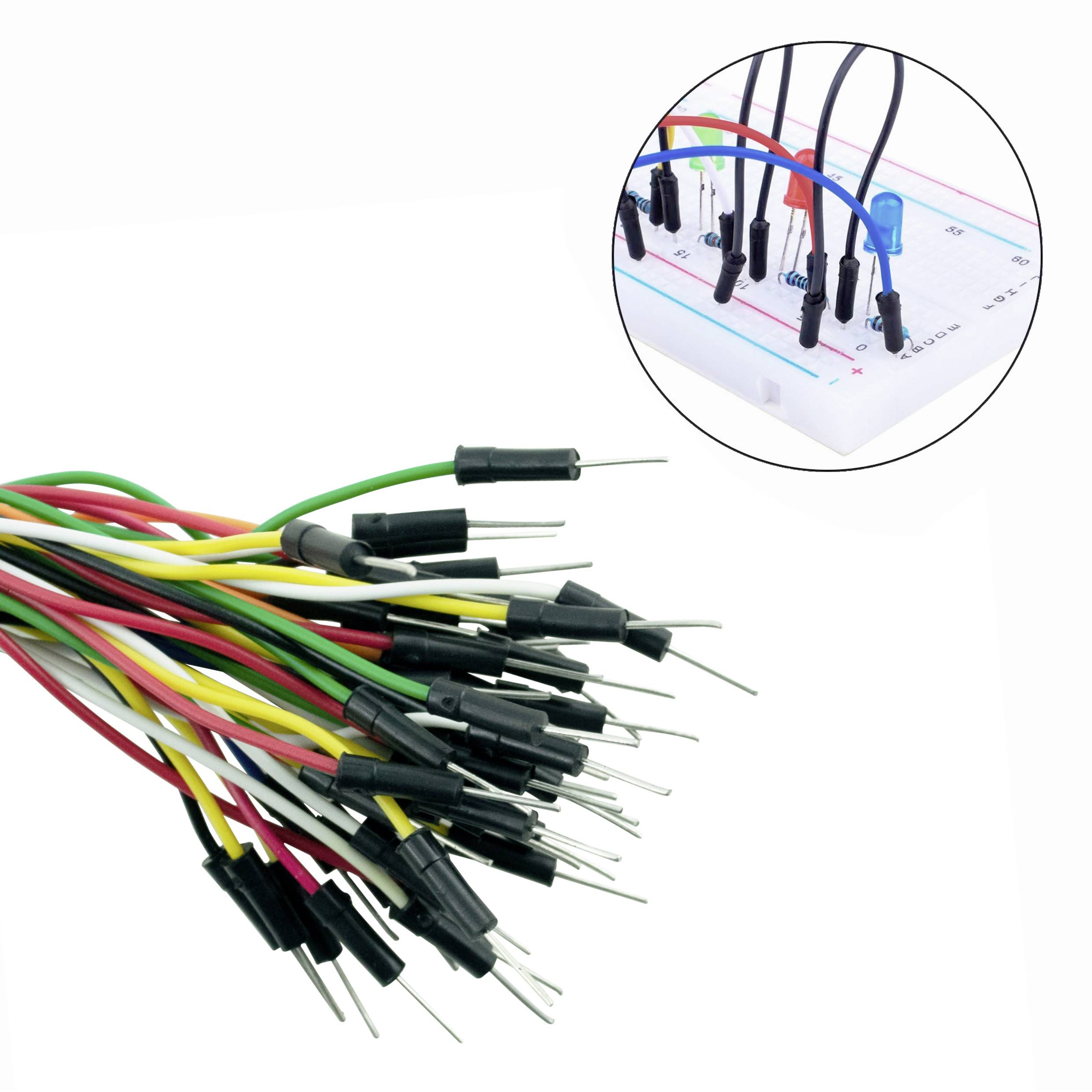 TRU COMPONENTS 98001c421 Steckbrücken-Set Bunt Polzahl Gesamt 1 75 Teile