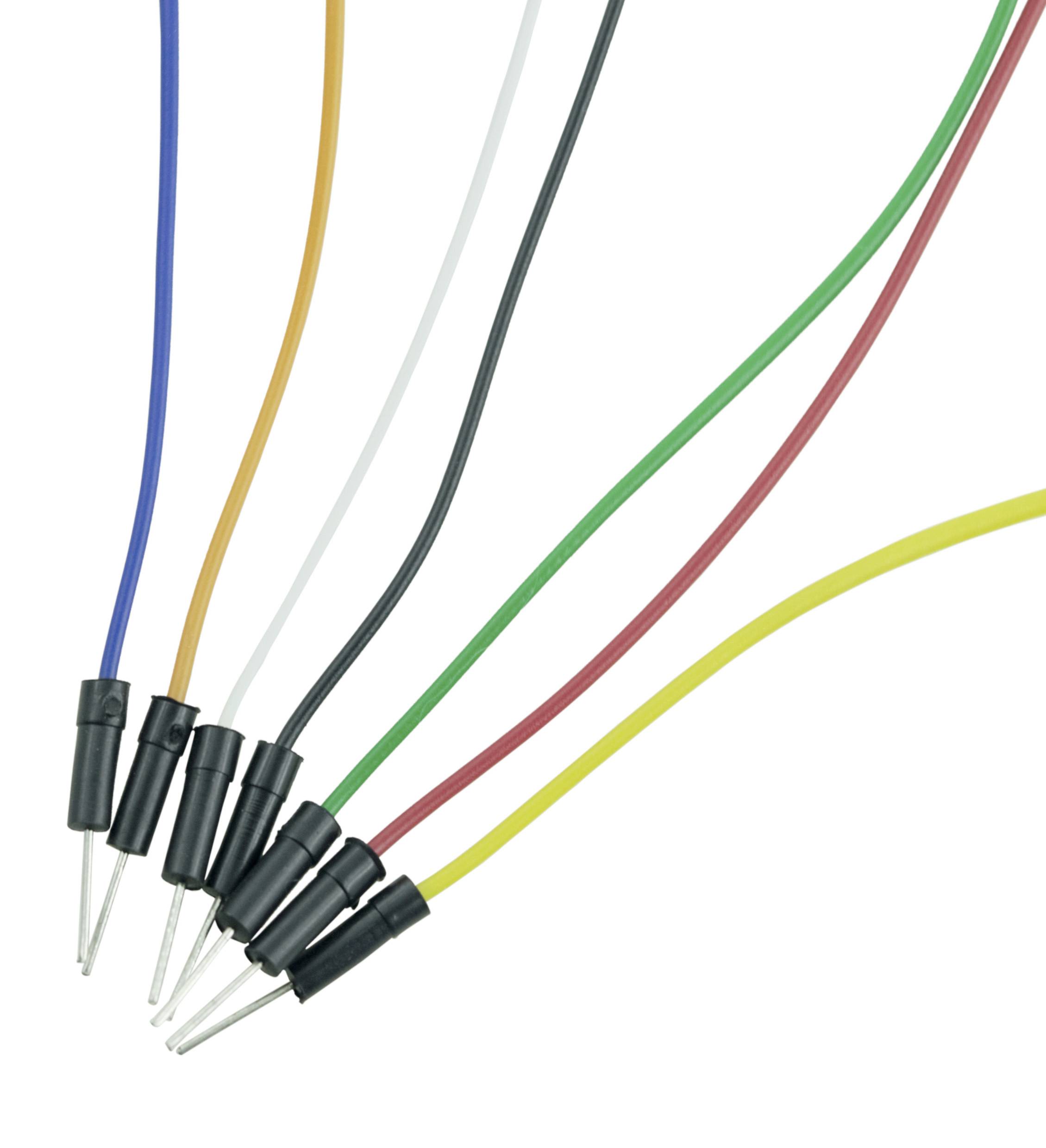 TRU COMPONENTS 98001c421 Steckbrücken-Set Bunt Polzahl Gesamt 1 75 Teile