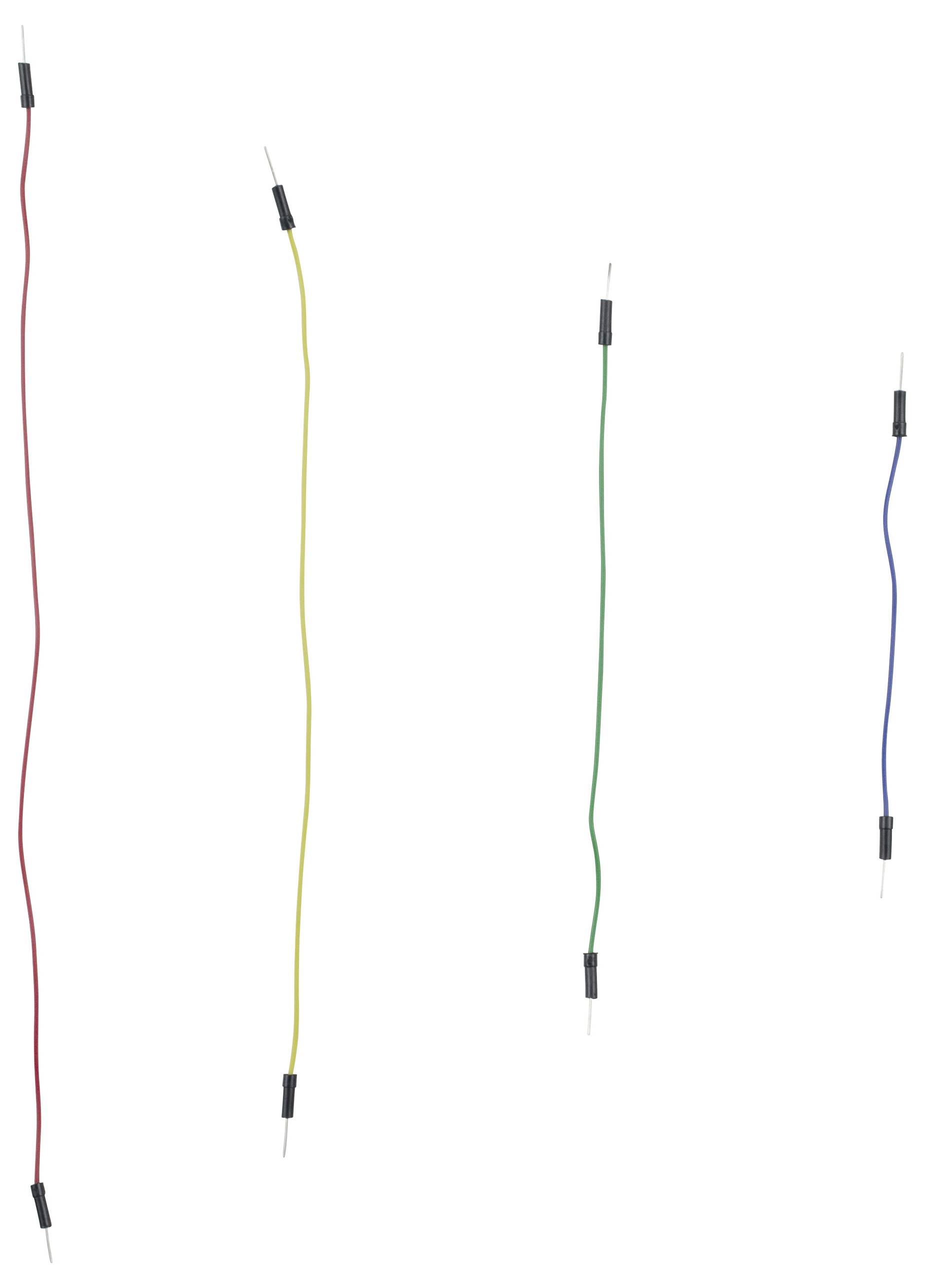 TRU COMPONENTS 98001c421 Steckbrücken-Set Bunt Polzahl Gesamt 1 75 Teile