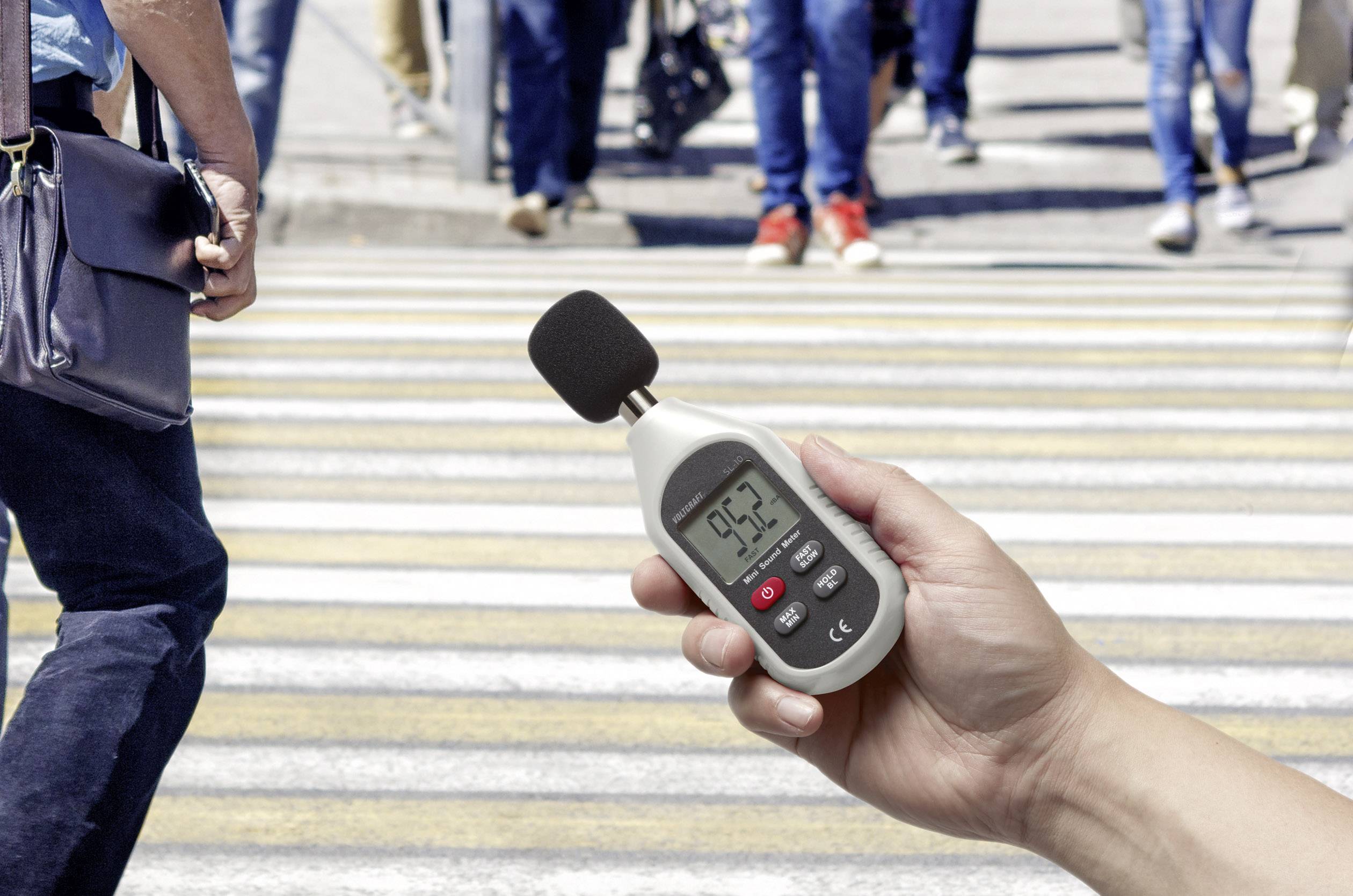 VOLTCRAFT Schallpegel-Messgerät SL-10 30 - 130 dB 31.5Hz - 8kHz