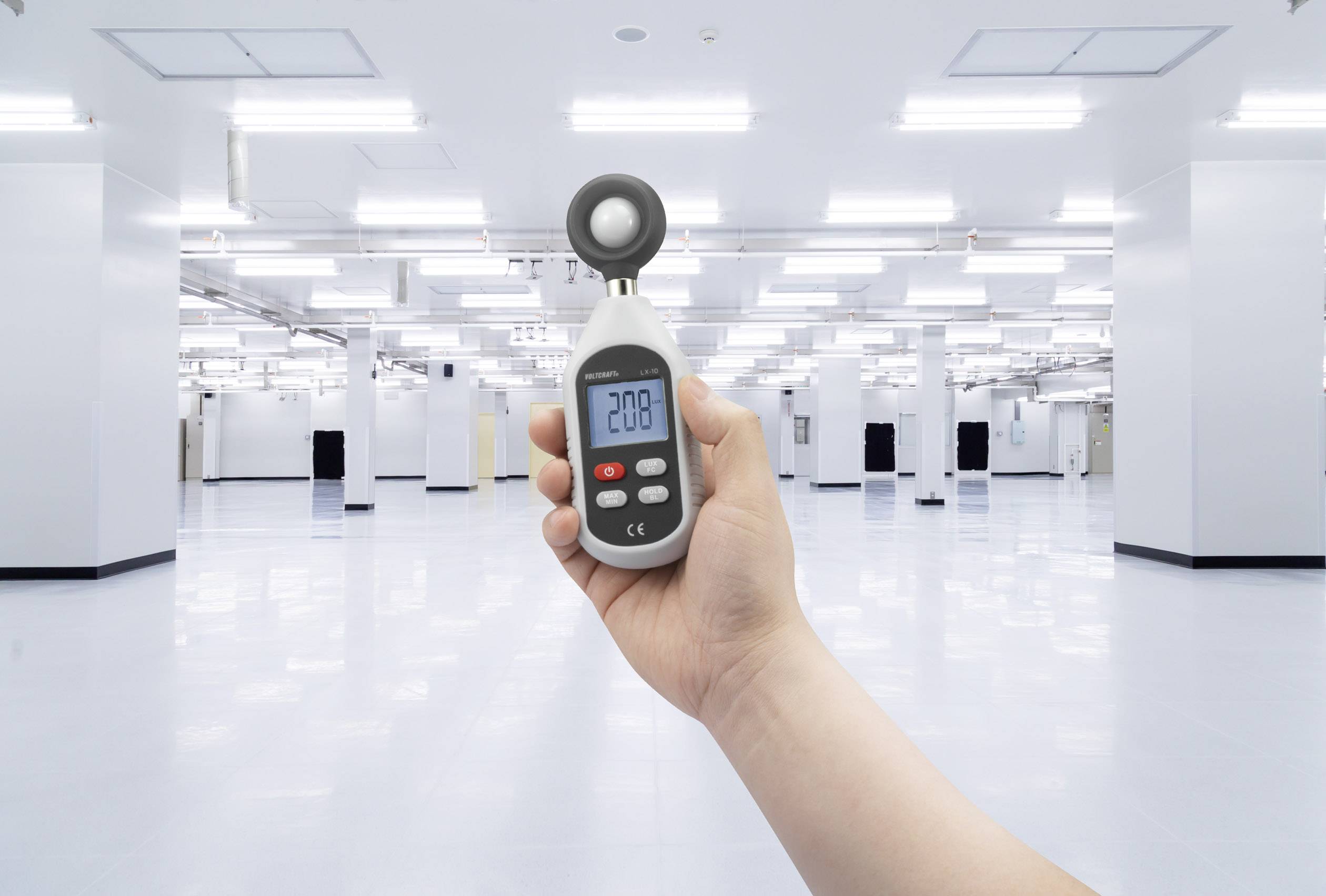 VOLTCRAFT VC-8314265 LX-10 Luxmeter 0 - 199900 lx