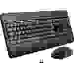 Logitech MK540 Advanced Funk Tastatur, Maus-Set Handballenauflage Deutsch, QWERTZ Schwarz