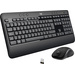 Logitech MK540 Advanced Funk Tastatur, Maus-Set Handballenauflage Deutsch, QWERTZ, Windows® Schwarz