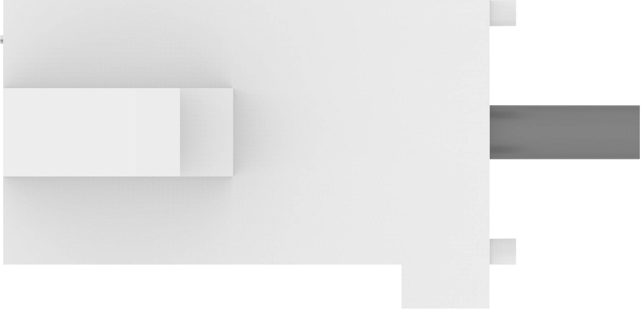 TE Connectivity Buchsengehäuse-Platine MATE-N-LOK Polzahl Gesamt 2 Rastermaß: 6.35mm 643412-1