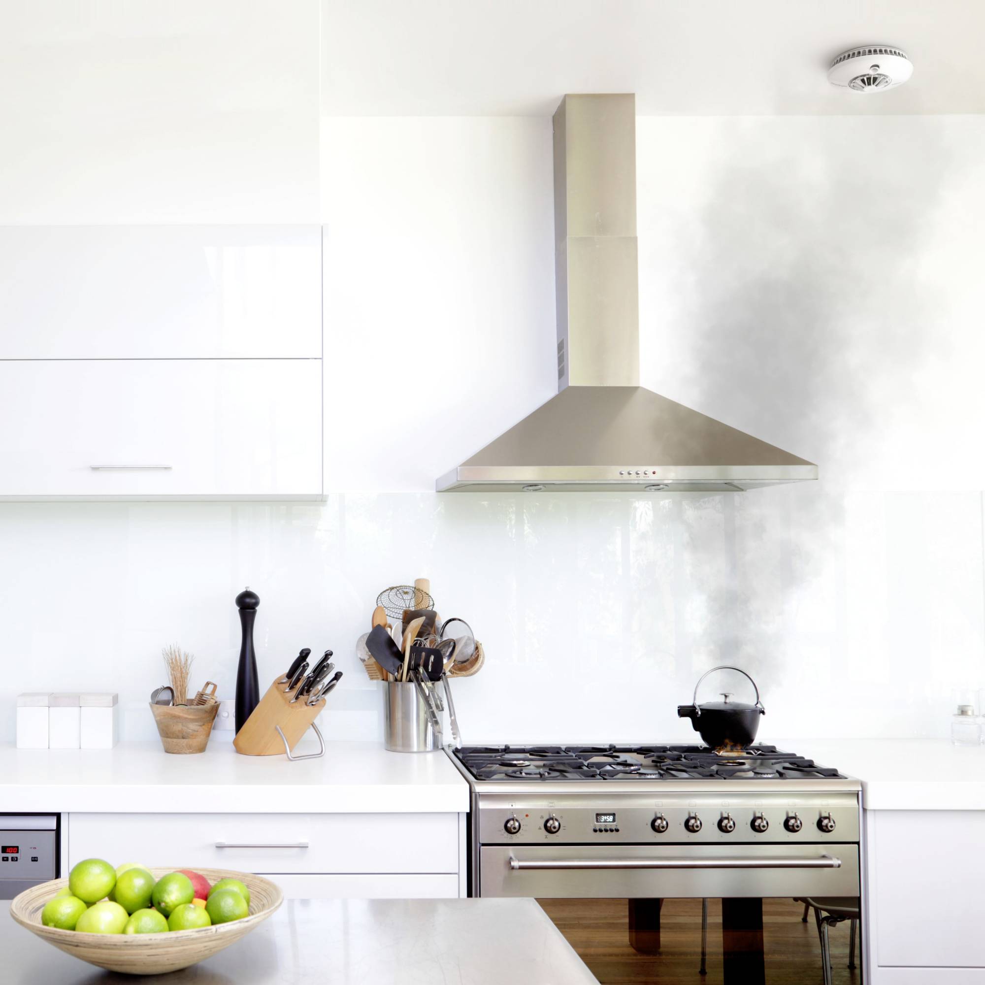 FireAngel HT-630-EUT Hitzemelder auf Funk umrüstbar, inkl. 10 Jahres-Batterie batteriebetrieben (Ø x H) 135mm x 60mm