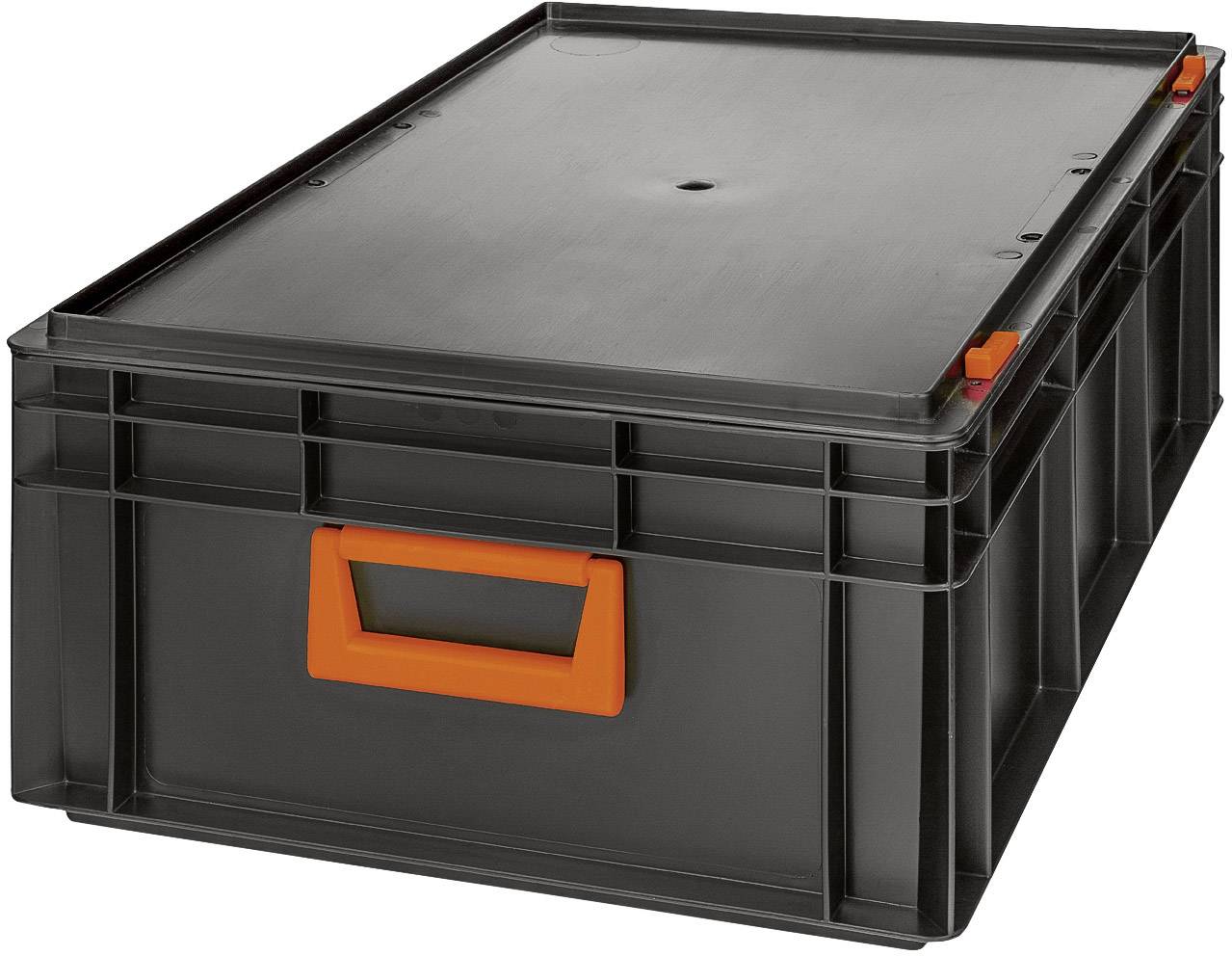 Alutec 139242210188 Kunststoffbox Magnus PC 42 (B x H x T) 600 x 233 x 400mm Schwarz, Orange 1St.