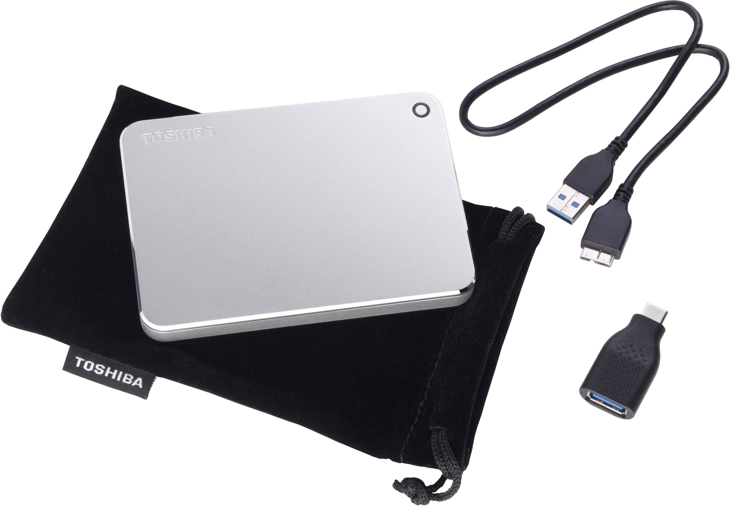 Toshiba Canvio Premium Externe Festplatte 6.35cm (2.5 Zoll) 3TB Silber (metallic) USB 3.0