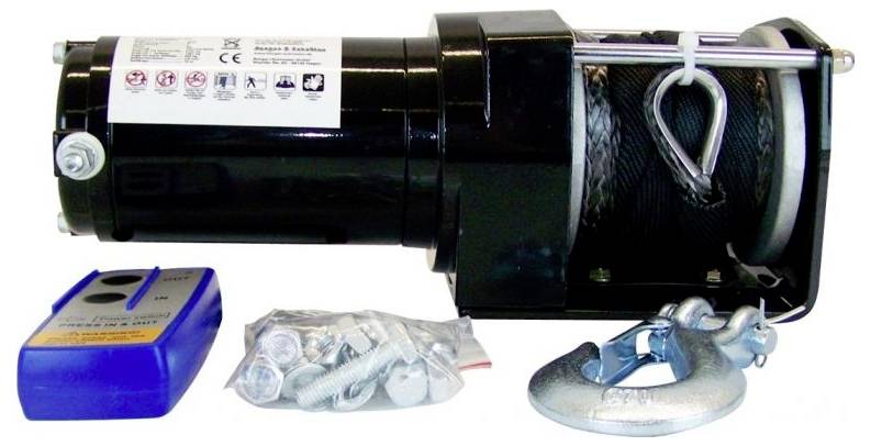 Berger & Schröter Seilwinde 31778 Zugkraft (rollend)=2.722kg Funk-Fernbedienung