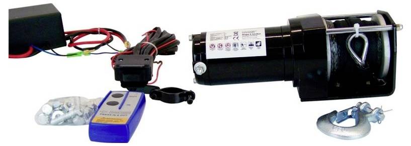 Berger & Schröter Seilwinde 31778 Zugkraft (rollend)=2.722kg Funk-Fernbedienung