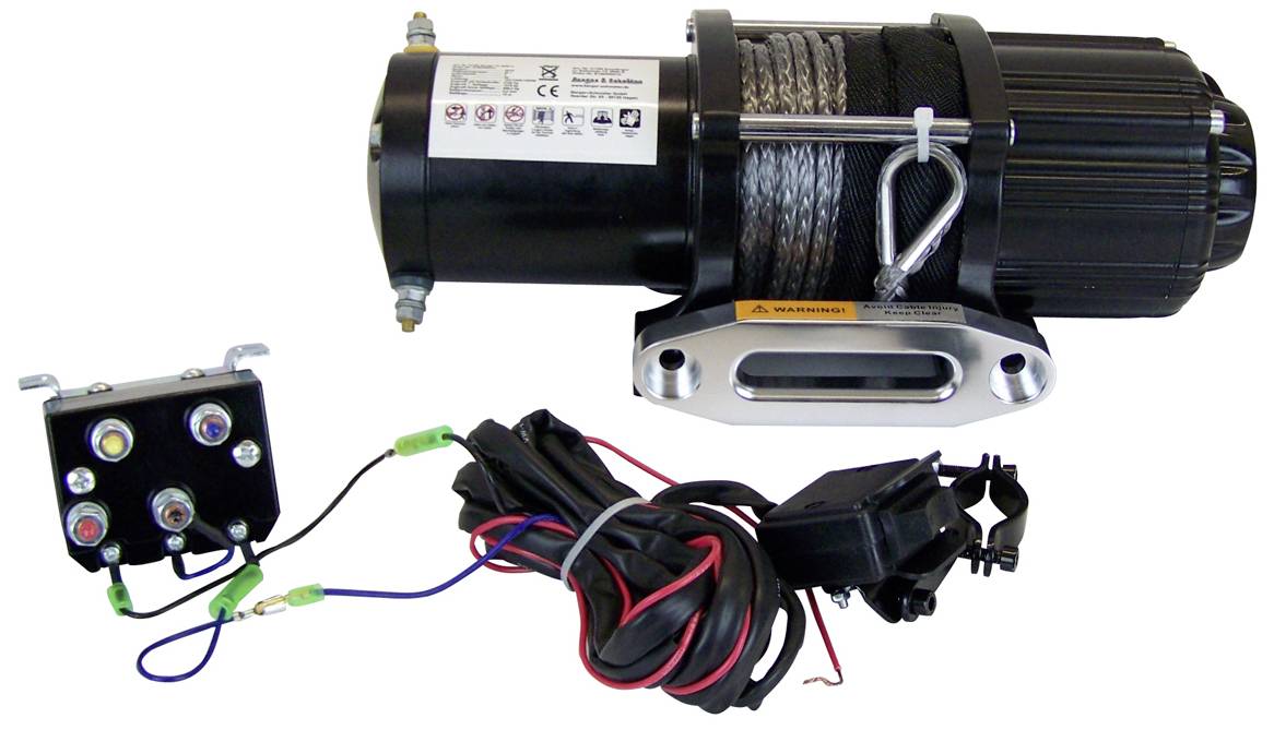 Berger & Schröter Seilwinde 31766 Zugkraft (rollend)=3150kg Funk-Fernbedienung