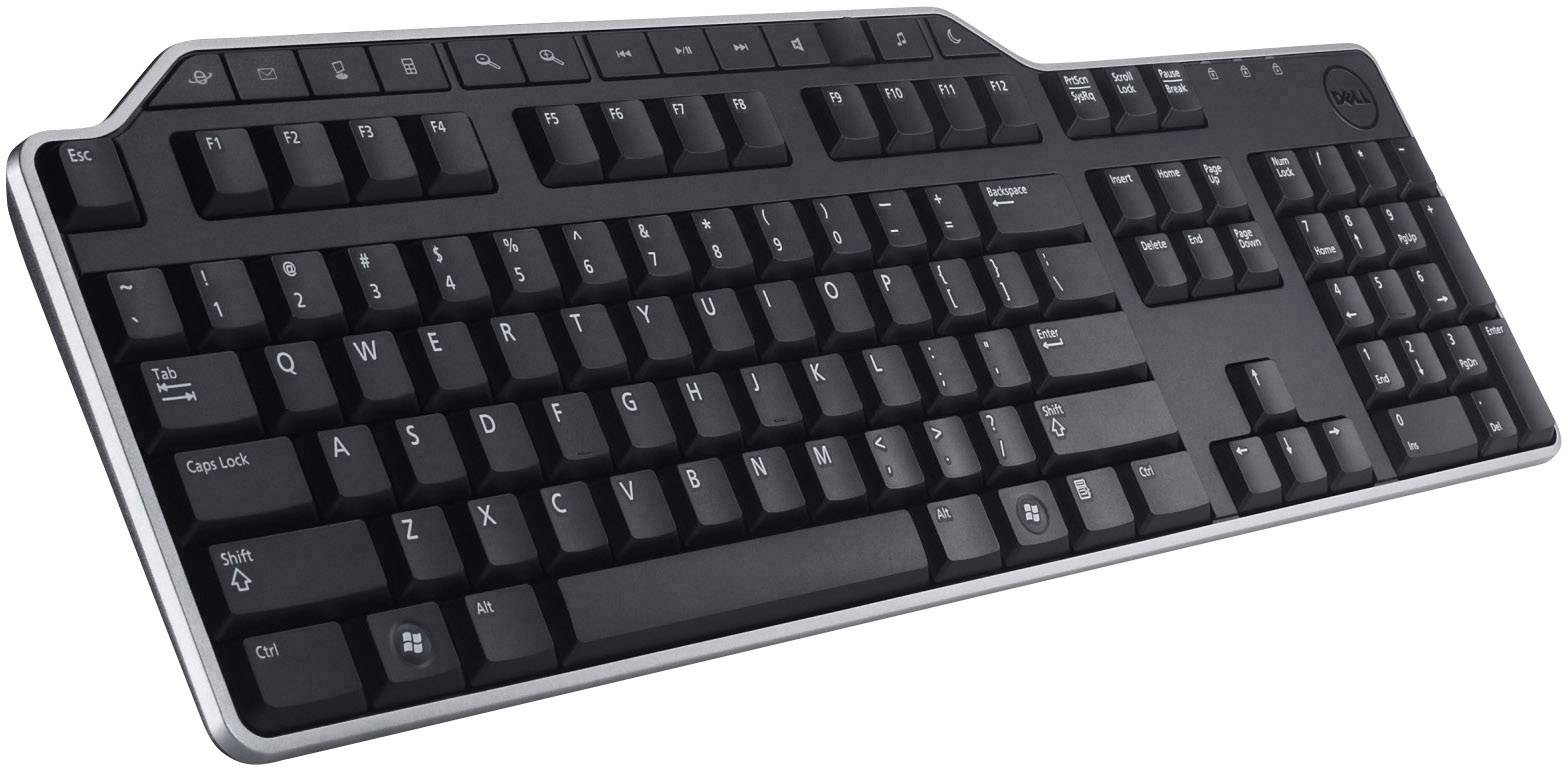 Dell KB522 USB Tastatur Deutsch, QWERTZ Schwarz USB-Anschluss, Spritzwassergeschützt