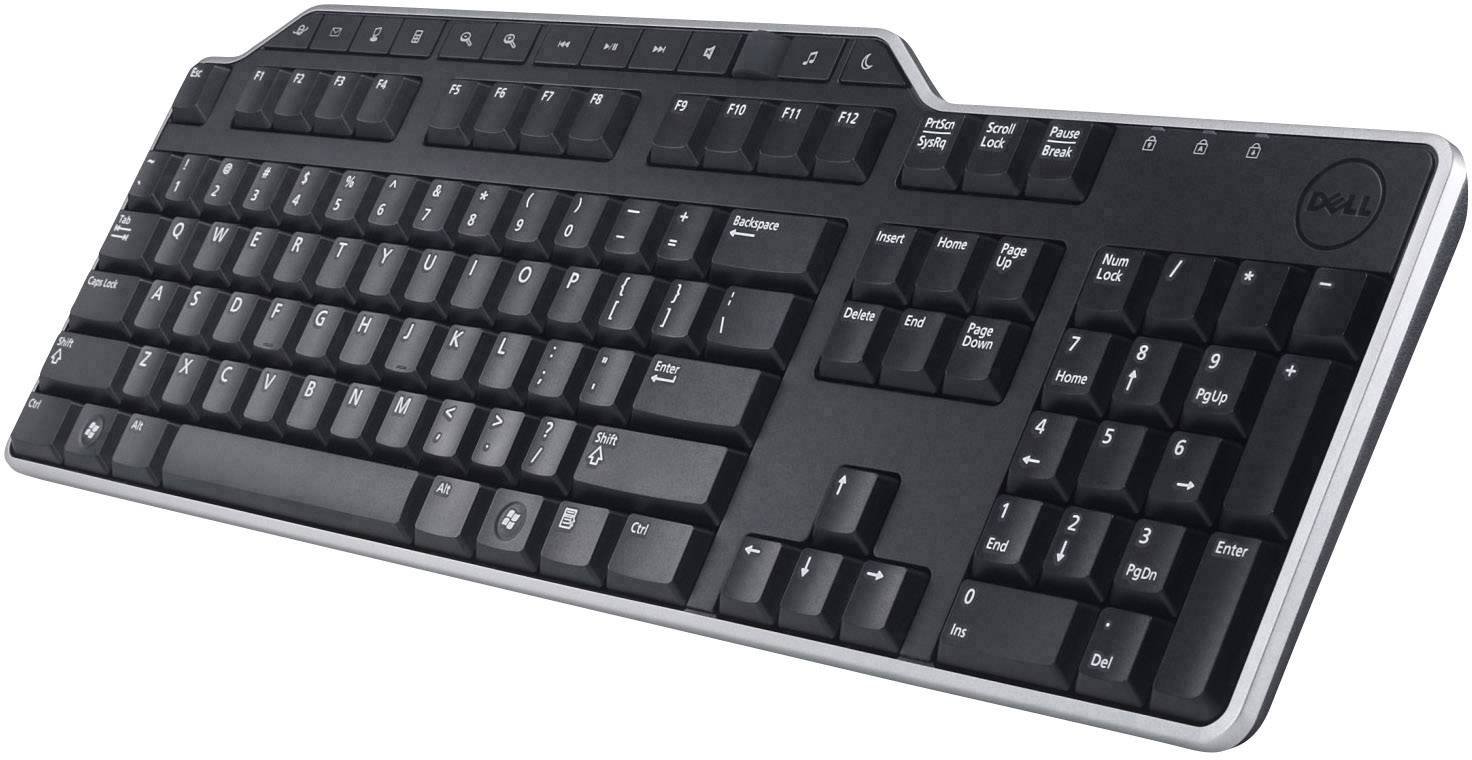 Dell KB522 USB Tastatur Deutsch, QWERTZ Schwarz USB-Anschluss, Spritzwassergeschützt