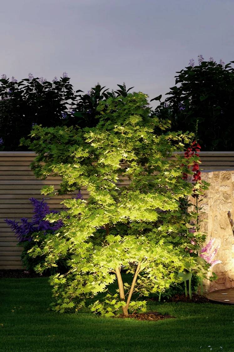 Paulmann Sting 93696 Beleuchtungssystem Plug & Shine LED-Gartenstrahler-Starter-Set 3er Set LED 18W Warmweiß Anthrazit