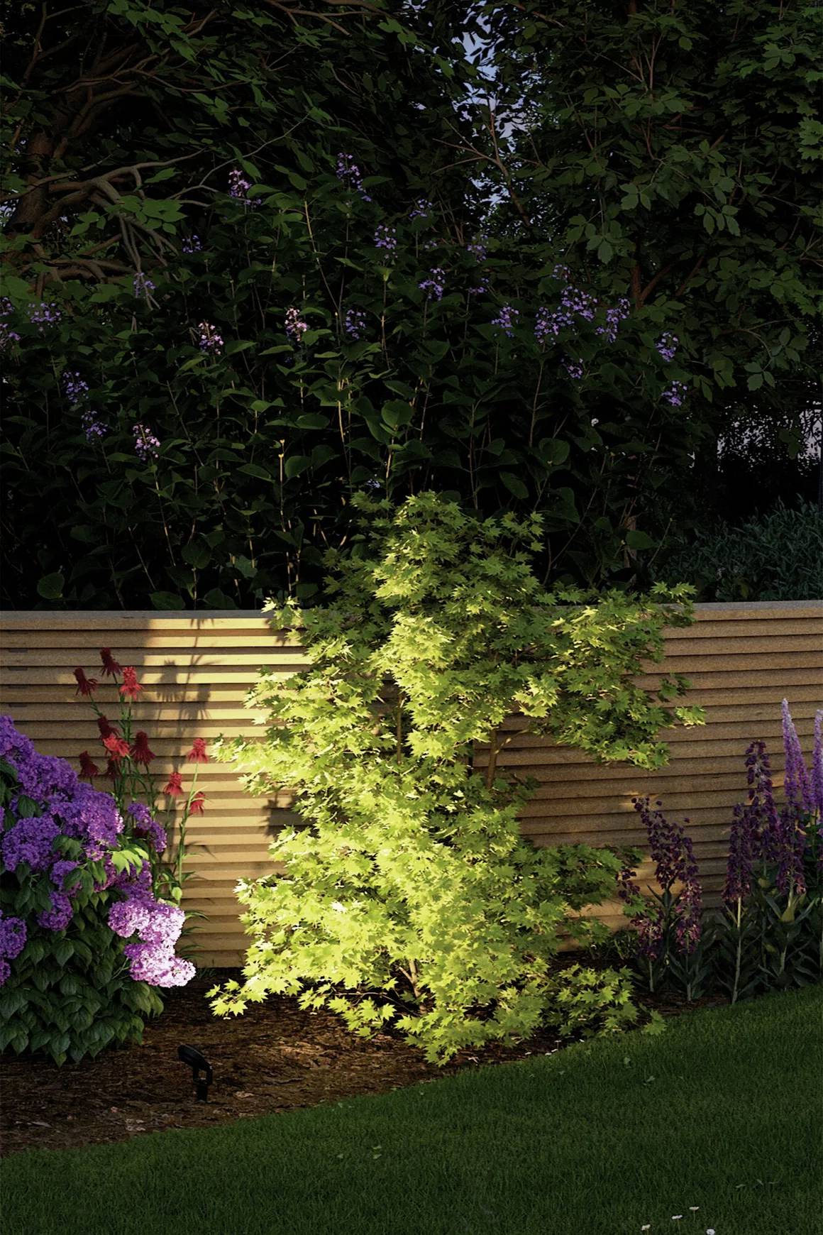 Paulmann Sting 93696 Beleuchtungssystem Plug & Shine LED-Gartenstrahler-Starter-Set 3er Set LED 18W Warmweiß Anthrazit