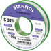Stannol S321 2,0% 2,0MM SN99,3CU0,7 CD 100G Lötzinn, bleifrei bleifrei, Spule Sn99,3Cu0,7 ORH1 100g 2mm